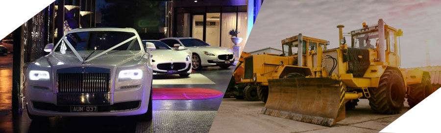 vehicles we ship